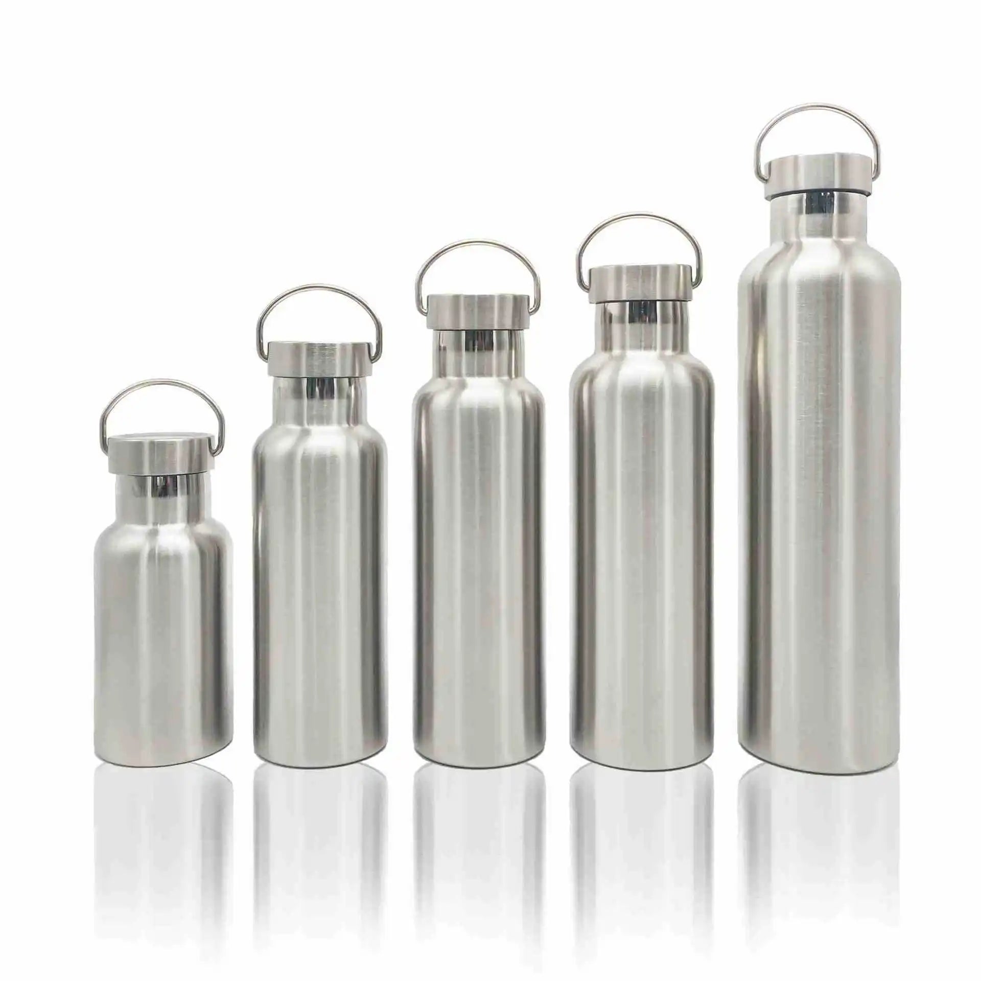 Wholesale Custom Stainless Steel Sports Bottle Outdoor Hiking Drinking Fitness Water Bottle Bpa Free