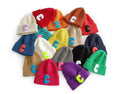 N44 Women Acrylic Blend Slouchy Cuff Woven Label C Ski Cap Mens Custom Winter Knit Skull Hat Beanie