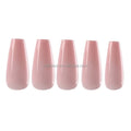 Natural Long Coffin  False Artificial Nail Full Press on Daily Look Capsule Gel X Colored Fake Nail Tips Suppliers