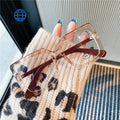Teenyoun Personalized Trendy Glasses Men Anti Blue Light Transparent Chunky Square Thick Frame Optical Eyeglasses Frames