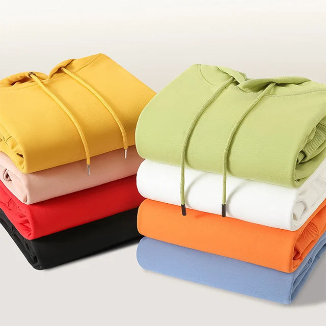 Silver Fox Fleece Pocket Hoodie With Anti-Shrink Anti-Pilling Sustainable and Windproof 100% Cotton Pullover
