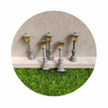 100pcs Resin Street Post Lights Mini Lamps Doll House Miniature Tortoise Model Fairy Garden Home Decor DIY