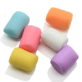 100pcs Artificial Decoration Marshmallow Spun Sugar Dessert Resin Cabochons Photography Props Decoration MegaBDM