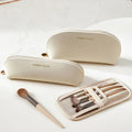 High-end Fashion PU Zipper Makeup Brush Storage Bag Portable Waterproof Multifunctional for & Cosmetic Bag
