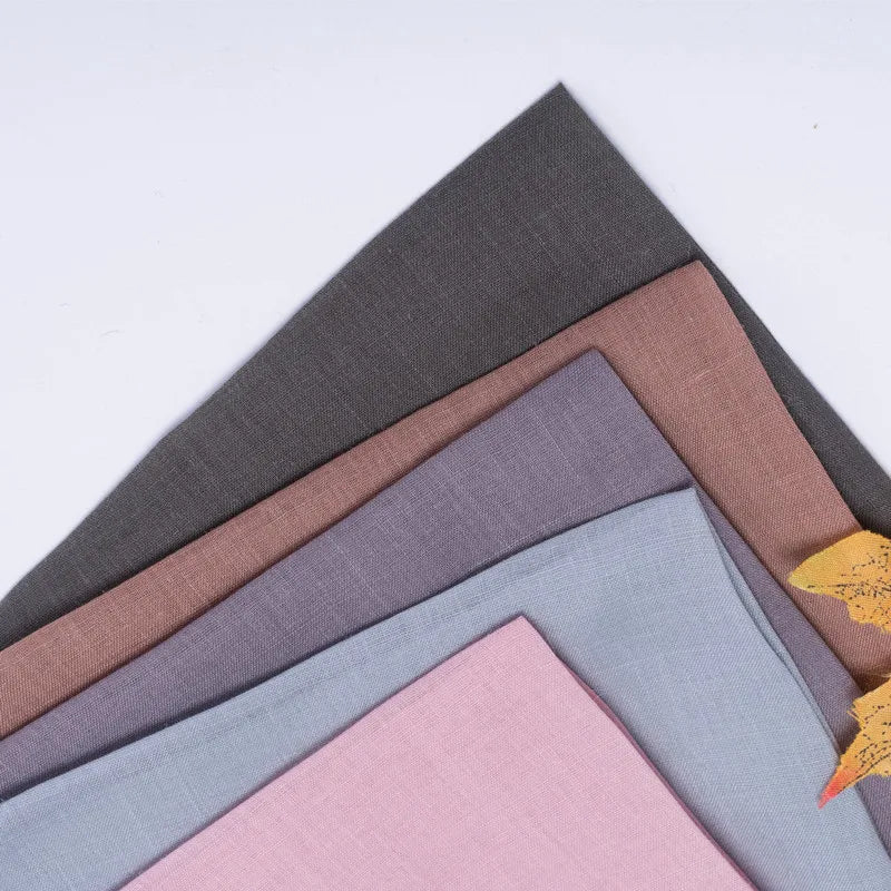 High End Natural 100% Ramie Linen Blend Fabric 55gsm 138cm Skin-friendly Non-toxic Pure Ramie Cotton Fabric for Clothing Shirt
