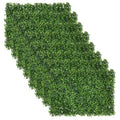 DYG Artificial Para Pared Garden Backyard Artificial Grass Panel Faux Plant Green Wall Decor Boxwood Hedge Panels