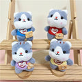 Lovely Gift Accessories Kawaii Love Cat Plush Doll Pendant Cute Soft Stuffed Keychain Plush Toy Cute Kitten Animal Keyring