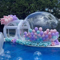 Outdoor Yard Kids Party Jumping Castle Transparent Dome House Balloon Decoration Inflatable Bubble Tent for Single Tunnel