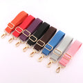 New Long Backpack Strap Pure Black Nylon Canvas Replacement Canvas Bag Strap Accessories Adjustable Lengthened Satchel Bag Strap