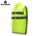 ROCKBROS Work Safety Vest Jacket Reflective Safety Cycling Running Breathable High Visibility Reflective Cycling Vest