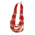 Hot Sale Bohemian Fashion Elegant Handmade Jewellery 2025 Multilayer  Millet Beads Chain Short Necklace Jewelry  for Women
