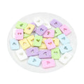 Kawaii Heart Poker Resin Flatback Cabochon for Diy Jewelry Making Hairpin Phone case Decoration Slime Filler Resin Charms