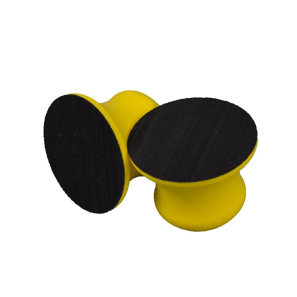 3'' 75 mm Hand Sanding Pad for Round Discs Sandpaper Wood Working Hand Tools - Hook and Loop Sander Furniture Sander Hand Tool