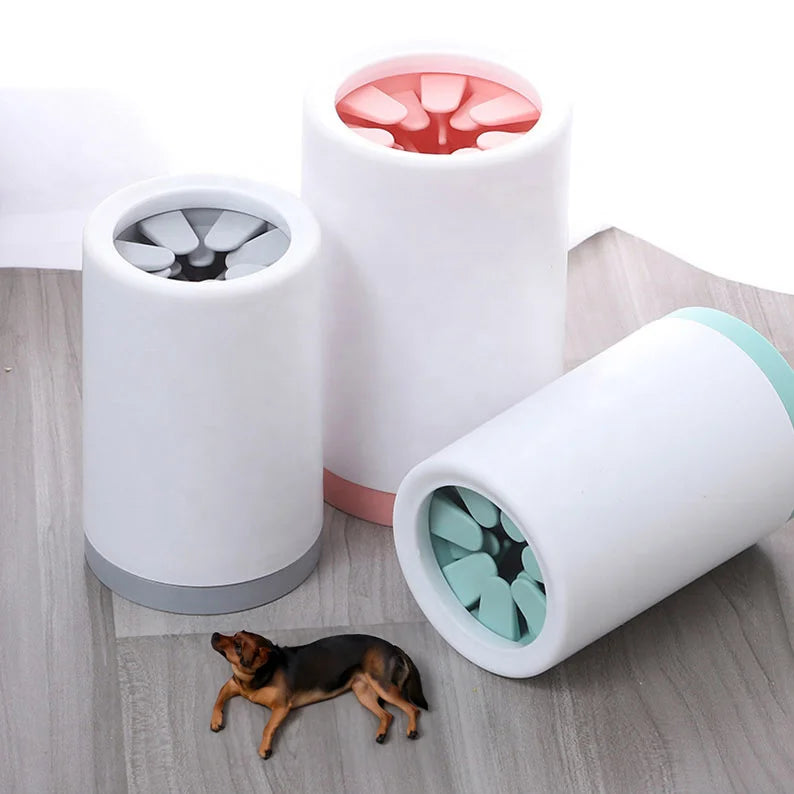 MMG New Design Portable 360 Degree Dog Foot Cup Paw Washer Eco-Friendly High Quality Soft Silicone ABS Pet Paw Cleaner