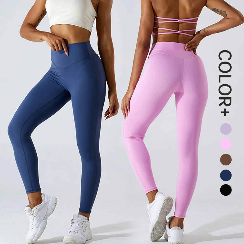 SHINBENE High Waist Tummy Control Outdoor Fitness Workout Pant Sports Gym Leggings Butt Lift Yoga Leggings