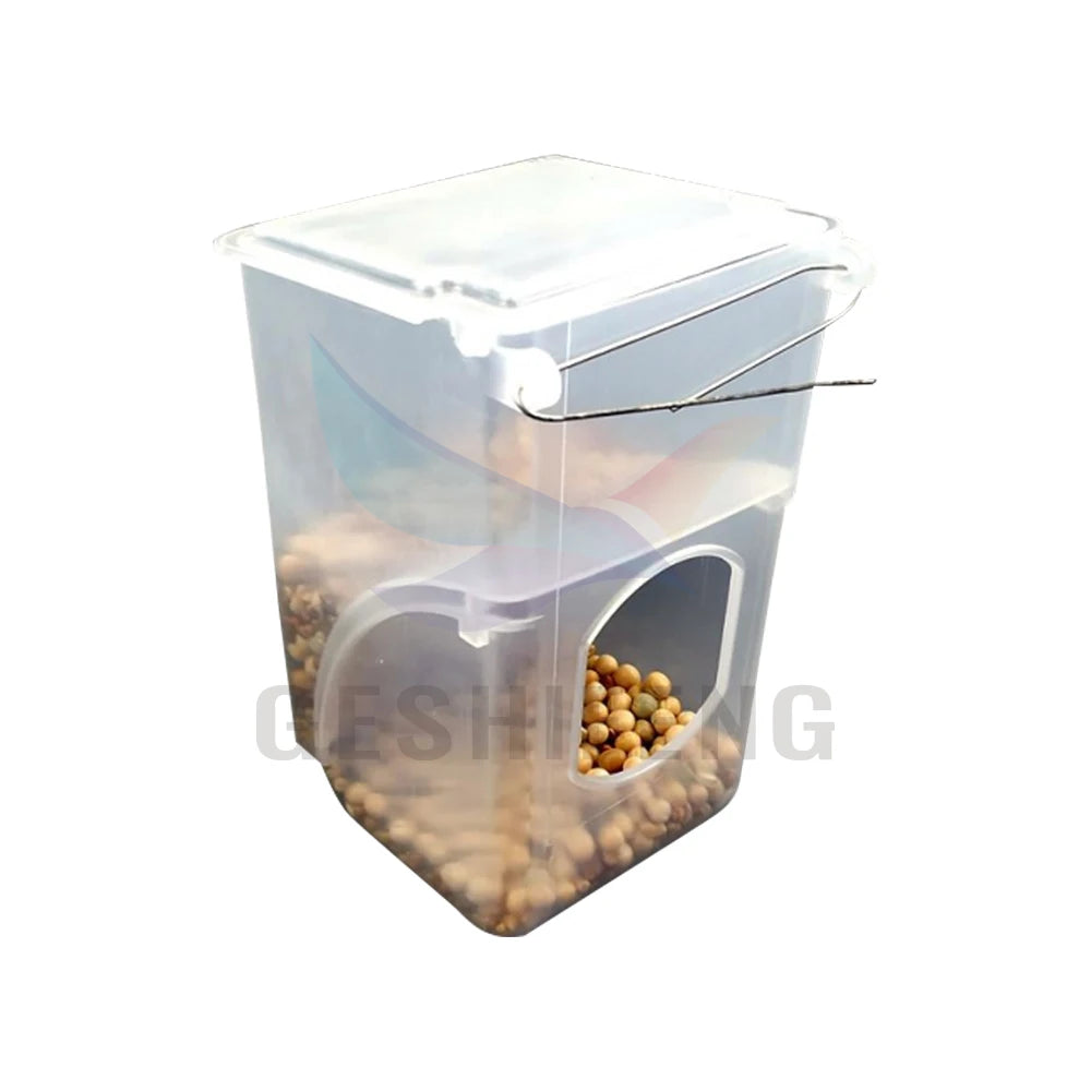 G2131 One Hole Plastic Feeder PP Plastic White Color  9*17*16.5cm Moq 98PCS