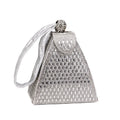 Party Clutch Bags for Women Luxury Ladies Evening Bag Triangle Wedding Bridal Bag