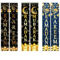 2024 Eid Mubarak Door Banner for Home Ramadan Kareem Islamic Muslim Party Decor Festive Eid Al Adha Gifts