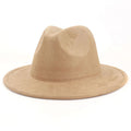 Wholesale 7cm Brim Gentlemen Fedora Hat New Outdoor Jazz Hat Fashion Causal Suede Fedora Hat