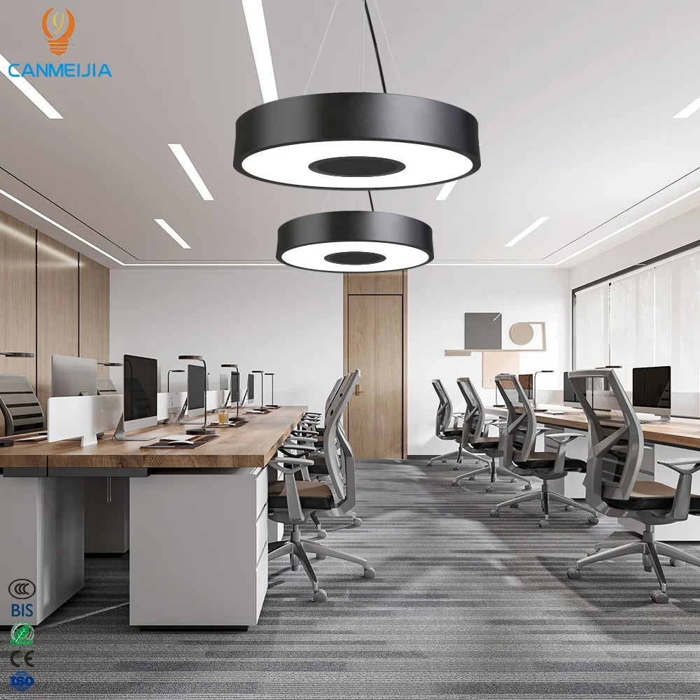 CANMEIJIA Modern Black Round for Company Office Home Pendant Lamps/Led Pendant Light Pendant Lamp/Pendant Light