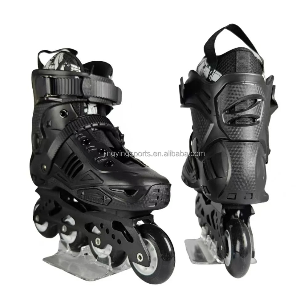 2025 Wholesale Flashing 4 Wheel Safe Aggressive Roller Shoes Professional Slalom Freestyle Inline Speed Inline Roller Skate