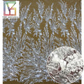 2022 Popular Luxury Pearls Sequins Beaded Lace Embroidery African Fabrics French Crystal Long Tube Beads Bridal Gown Fabric