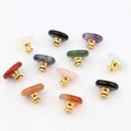 Natural Crystal Pull Handle Knob Drawer Crystal Worry Stone Cabinet Door Handle Knob