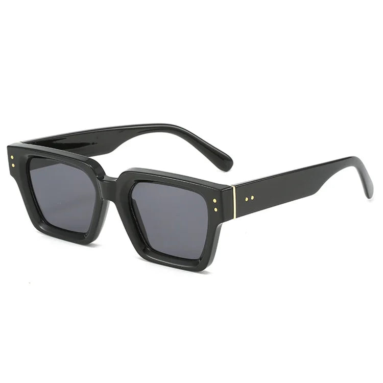 2023 Whole Luxury Custom Premium Shades Women Designer Black Sunglasses Mens Square Sun Glasses for Men