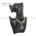 Nordic Viking Thor's Hammer Pendant Necklace Dragon Button Necklace Stainless Steel Casting Pirate Biker Skull Men Necklaces