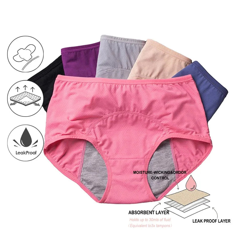 Woman Para Mujer Physiological Leak Proof Panties Menstrual Period Roupa Interior Underwear Menstrual Panty