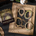 10pcs/pack Material Pack Waltz in the Rain Handbook Collage Decoration Bottom Vintage Embossed European DIY