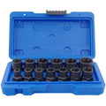 13 Piece Nut Extractor Socket Impact Bolt Nut Screw Remover Tool Set Socket Wrench