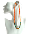 Natural turquoise bumblebee spiny oyster Handmade Necklace 925 Sterling Silver Women's Necklace