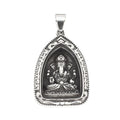Hip Hop Stainless Steel Hinduism Ganesha Pendant Necklaces Elephant Religion Relief Men Women Jewelry