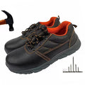 Hot Sale Genuine Leather Upper SRC Antislip MD Bottom Safety Shoes Steel Toe Industrial Work Shoes
