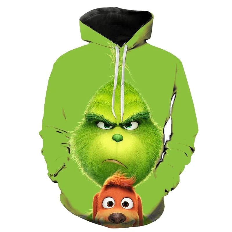 Fitspi Wholesale Casual Boy Girl Kids Printed 3d Hoodies Streetwear Christmas Men Women Children Sweatshirts Long Sleeve Tops