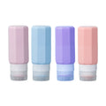 New 89ml Leak Proof Octagon Travel Portable Silicone Empty Bottles Travel Hand Wash Bottle Travel Set Silicone Mini Bottle