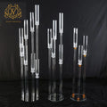 Acrylic Wedding Candle Holder Events Party Supplies Tall Wedding Candlestick Stand for Wedding Centerpieces Table Decoration