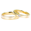 2023 New Style Fashion Ring 925 Sterling Silver 18K Gold Moissanite Ring Couple Wedding Ring Set