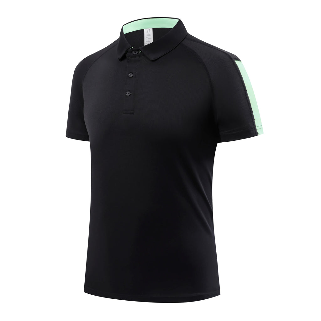 Custom Designed Men's Golf Polo Shirts Short Sleeve Polyester Spandex Brand Logo Pattern Sublimation Print Woven Fabric