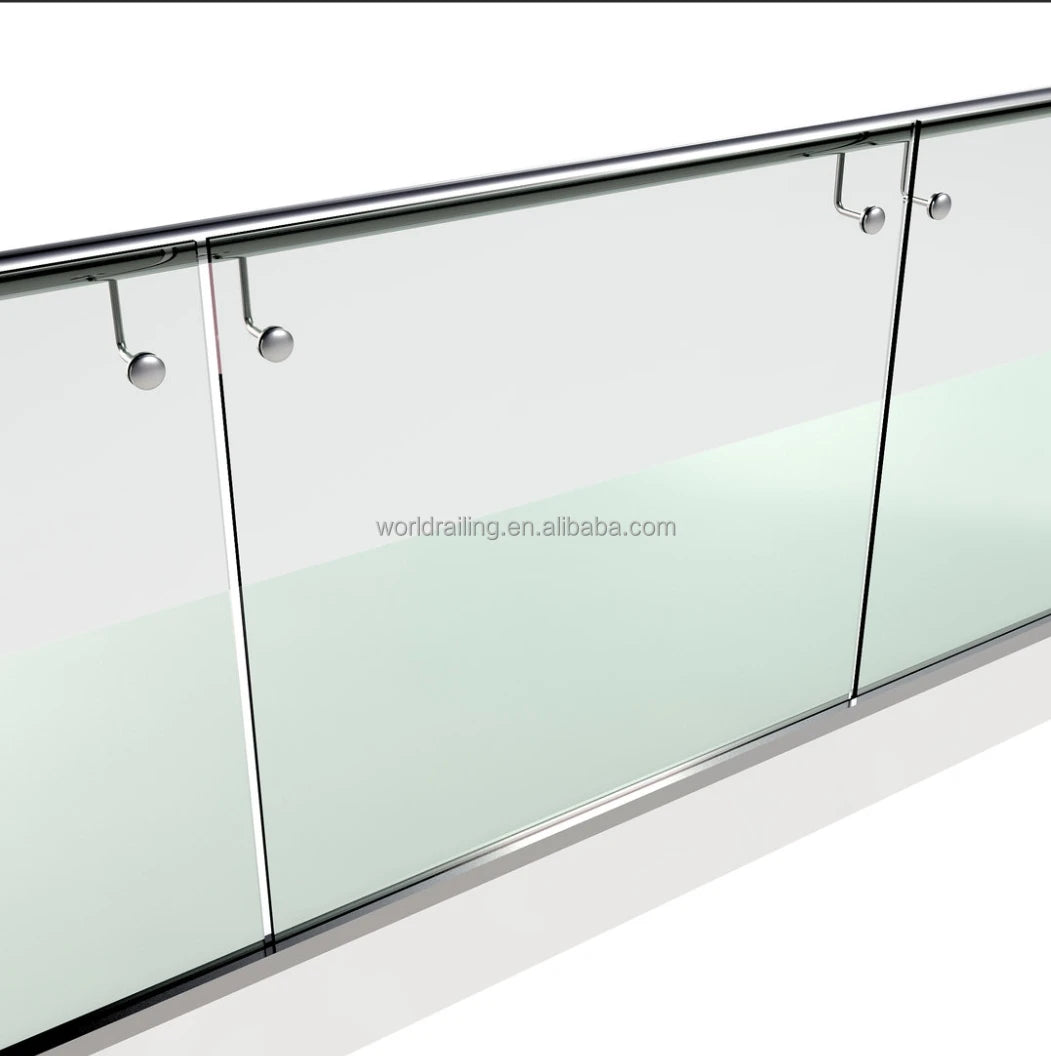 YL Low Price Aluminum U Channel Glass Railing Handrail