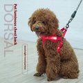 LED Light Pet Harness Outdoor Adjustable Comfortable Dog Chest Strap USB Charging Pet Supplies Wear Dog Harness