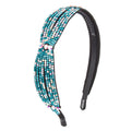 HX-089 Wholesale Fashion Luxury Diamond Hairband Women Hair Accessories Beaded Crystal Padded Rhinestone Headband