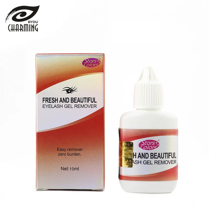 Fast Eyelash Extension Gel Remover Suitable for Dissolving Existing False Lash and Adhesive Cleaning Solution 10 ml Gel Remover