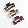 Korean Retro Tortoiseshell Ladies Hair Claw Hair Clip Medium Simple All-Match Acetate Plate Hair Accessories