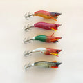 Wholesale Yamashita Mold Saltwarter Octopus Squid Jigs Lure Luminous Wooden Shrimp Fishing EGI Squid Jig Lure