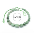 Wholesale Handmade Jade Necklace Rhombus Shape Amethyst Moonstone Natural Big Stone Classic Style for Parties or Gifts