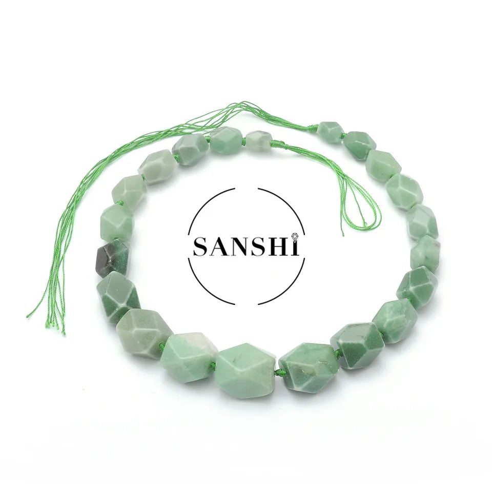 Wholesale Handmade Jade Necklace Rhombus Shape Amethyst Moonstone Natural Big Stone Classic Style for Parties or Gifts