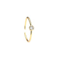 Single Stone Designs Cubic Zirconia 925 Rings Jewelry Women Adjustable Initial Engagement Ring MegaBDM