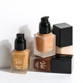 Hydrating Waterproof Liquid Foundation Creamy 10 Matte Colors Foundation Makeup Private Label